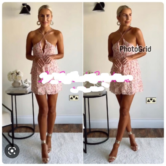 PRINTED SHORT DRESS - Picture 5 of 6